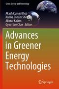 Advances in Greener Energy Technologies