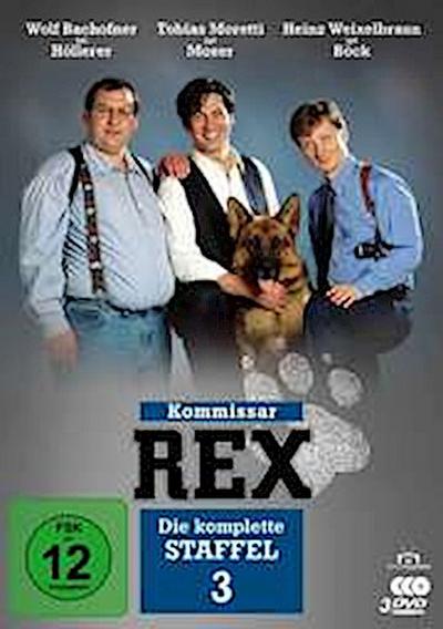 Kommissar Rex - Die komplette 3. Staffel. 3 DVDs