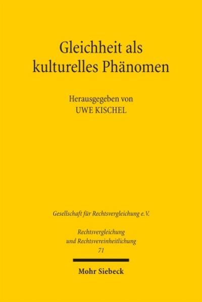 Gleichheit als kulturelles Phänomen
