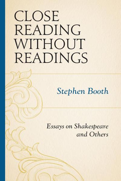 Close Reading without Readings