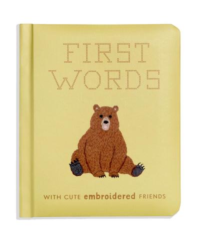 First Words with Cute Embroidered Friends