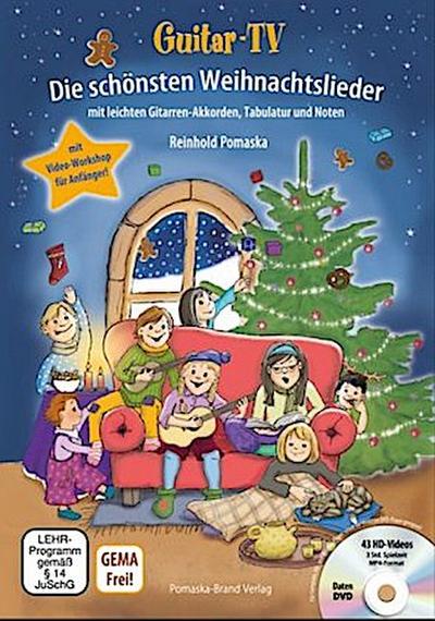 Guitar-TV: Die schönsten Weihnachtslieder, m. DVD