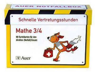 Schnelle Vertretungsstunden Mathe 3./4.