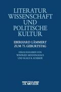 Literaturwissenschaft und politische Kultur