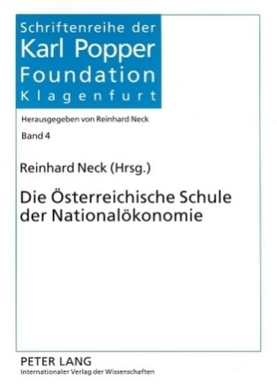 Die Österreichische Schule der Nationalökonomie