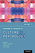 Handbook of Advances in Culture and Psychology, Volume 7