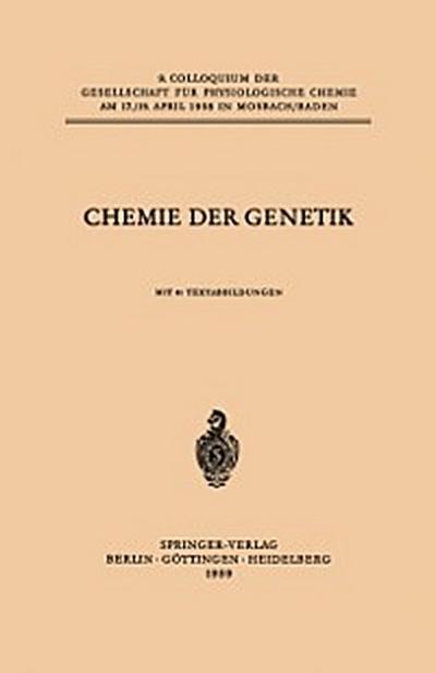 Chemie der Genetik