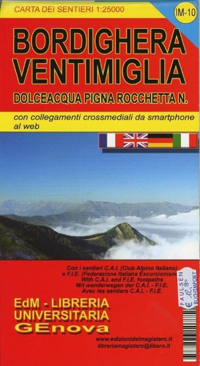 EDM Wanderkarte Bordighera, Ventimiglia