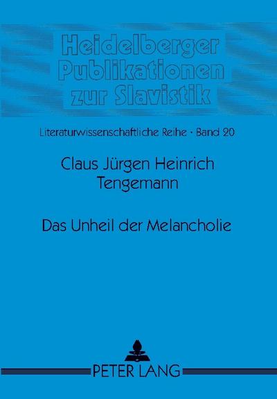 Das Unheil der Melancholie