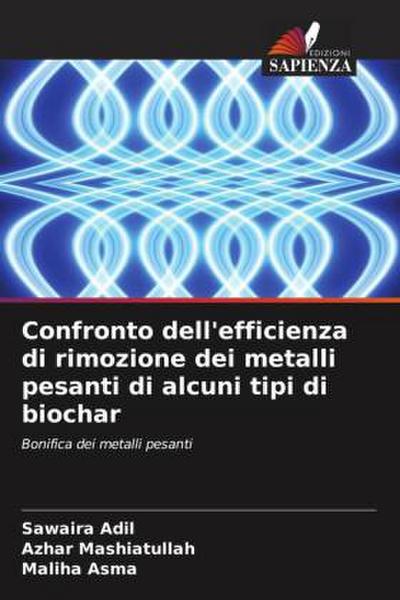 Confronto dell’efficienza di rimozione dei metalli pesanti di alcuni tipi di biochar
