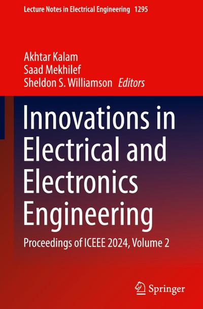 Innovations in Electrical and Electronics Engineering