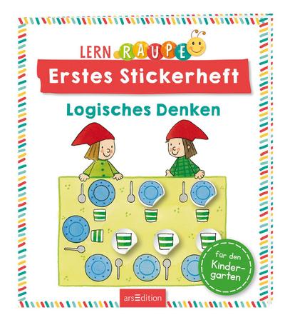 Lernraupe - Erstes Stickerheft - Logisches Denken