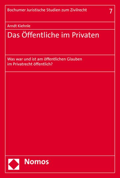 Das Öffentliche im Privaten