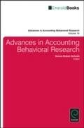 Advances in Accounting Behavioral Research
