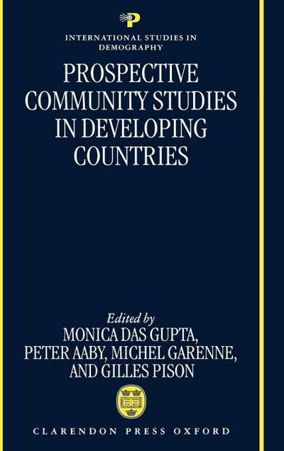 Prospective Community Studies in Developing Countries