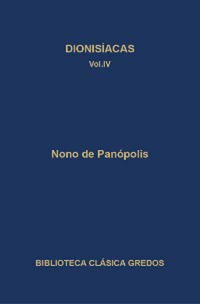 Dionisíacas. Cantos XXXVII - XLVIII
