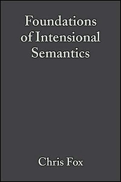 Foundations of Intensional Semantics