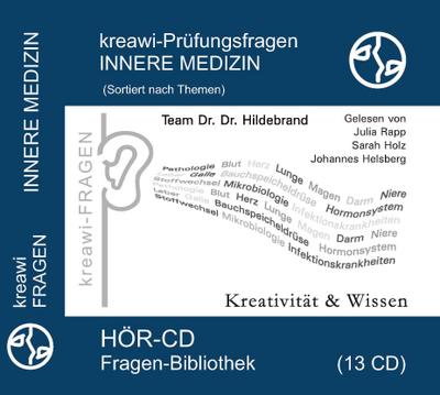 kreawi-Prüfungsfragen Innere Medizin, 13 Audio-CDs