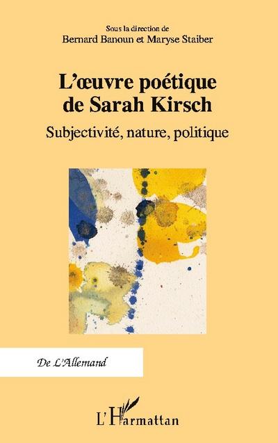 L’¿uvre poétique de Sarah Kirsch