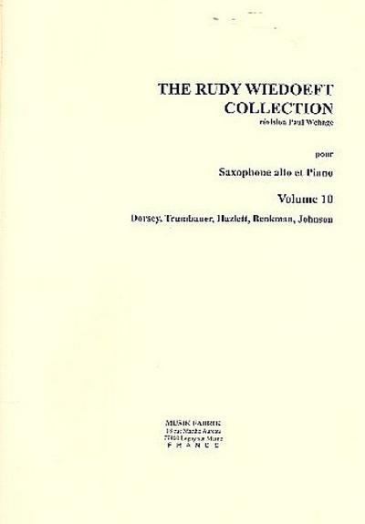 The Rudy Wiedoeft Collection vol.10for alto saxophone and piano