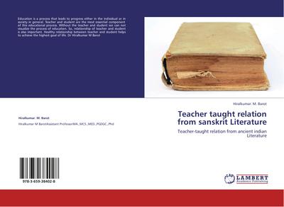 Teacher taught relation from sanskrit Literature