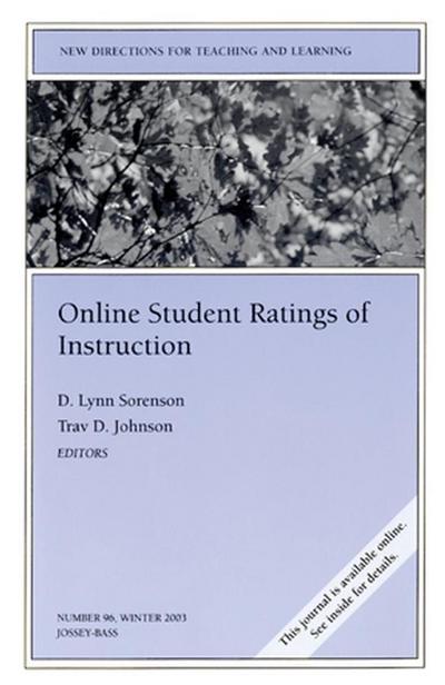 Online Student Ratings of Instruction