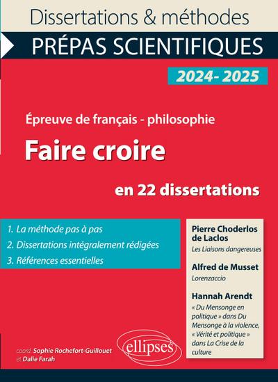 Faire croire en 22 dissertations