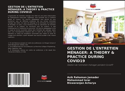 GESTION DE L’ENTRETIEN MÉNAGER: A THEORY & PRACTICE DURING COVID19