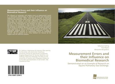 Measurement Errors and their Influence on Biomedical Research