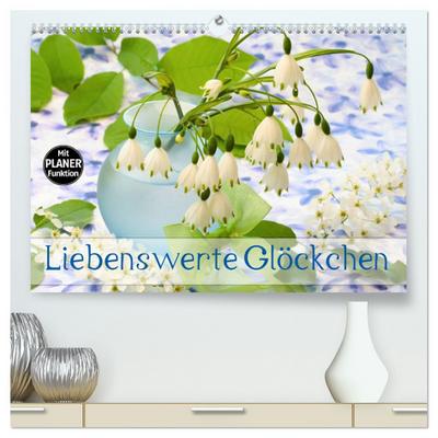 Liebenswerte Glöckchen (hochwertiger Premium Wandkalender 2025 DIN A2 quer), Kunstdruck in Hochglanz