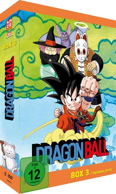 Dragonball - die TV-Serie - Box 3. Box.3, 5 DVDs
