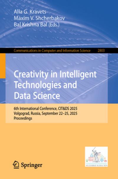 Creativity in Intelligent Technologies and Data Science