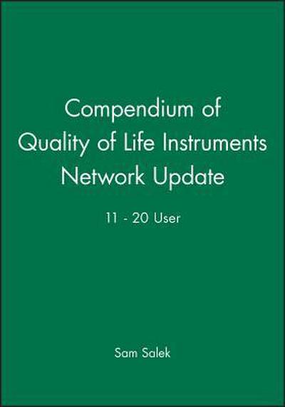 Compendium of Quality of Life Instruments Network Update 11 - 20 User