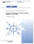Synopsis of the Parasites of Fishes of Canada