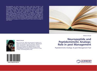 Neuropeptide and Peptidomimetic Analogs: Role in pest Management