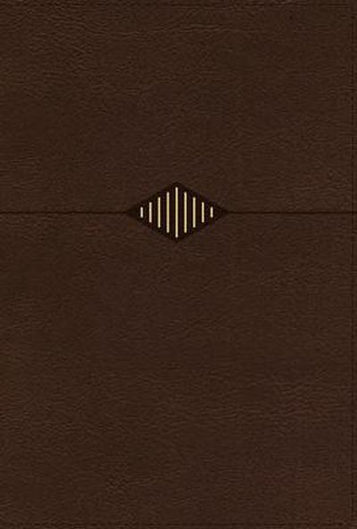 Niv, Thompson Chain-Reference Bible, Leathersoft, Brown, Red Letter, Thumb Indexed, Comfort Print