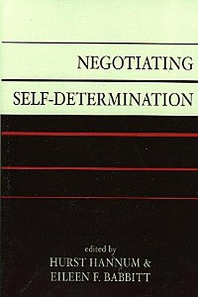 Negotiating Self-Determination