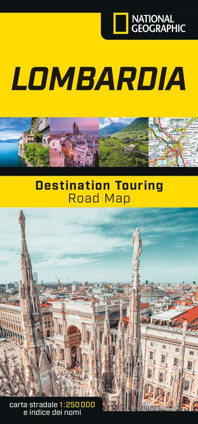 Lombardia. Road Map. Destination Touring 1:250.000