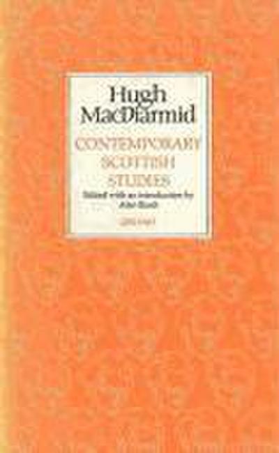 Contemporary Scottish Studies