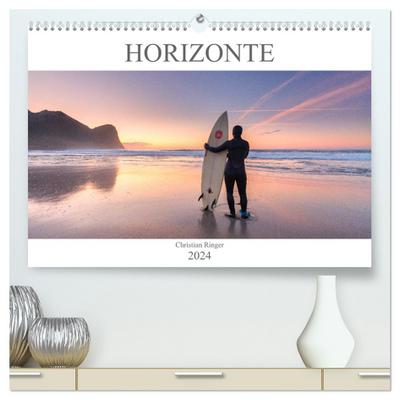 Horizonte (hochwertiger Premium Wandkalender 2024 DIN A2 quer), Kunstdruck in Hochglanz