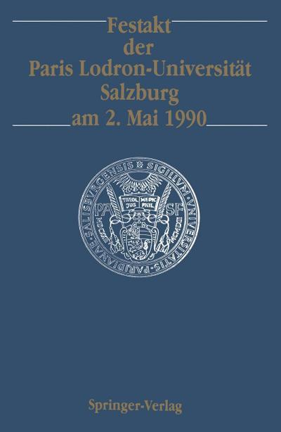 Festakt der Paris Lodron-Universität Salzburg am 2. Mai 1990