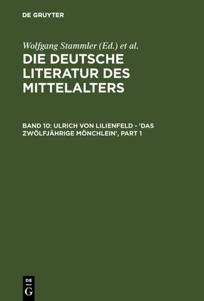 Ulrich von Lilienfeld - ’Das zwölfjährige Mönchlein’