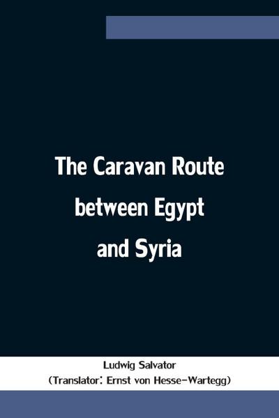 The Caravan Route Between Egypt And Syria