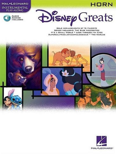 Disney Greats - Instrumental Play-Alongs for Horn Book/Online Audio