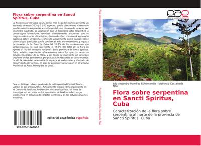 Flora sobre serpentina en Sancti Spíritus, Cuba