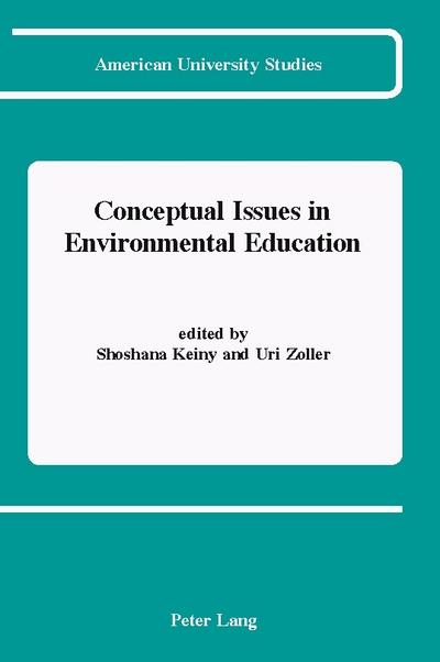 Conceptual Issues in Environmental Education