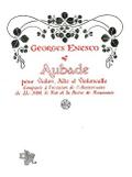 Aubadepour violon, alto et violoncelle