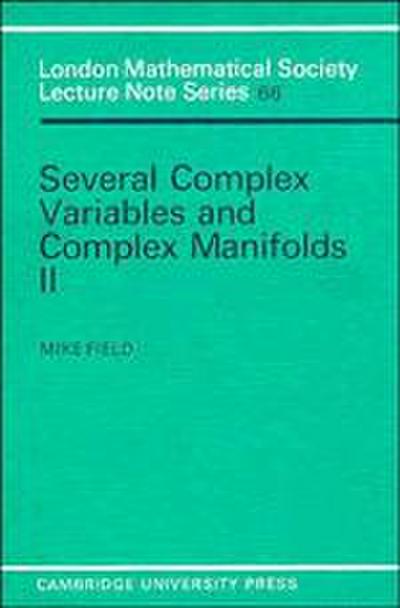 Several Complex Variables and Complex Manifolds