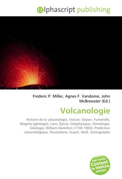 Volcanologie - Frederic P. Miller