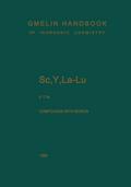 Sc, Y, La-Lu. Rare Earth Elements